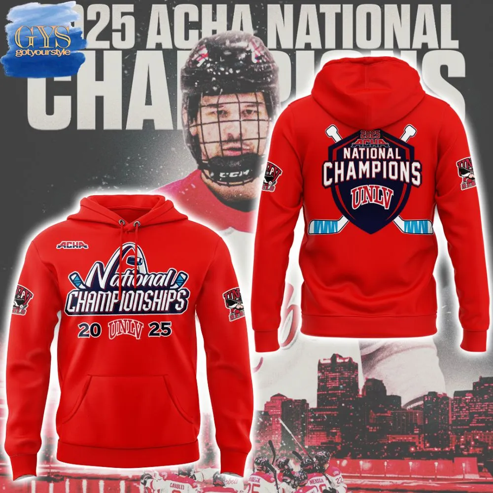 UNLV Hockey 2025 ACHA NATIONAL CHAMPIONS Hoodie 1