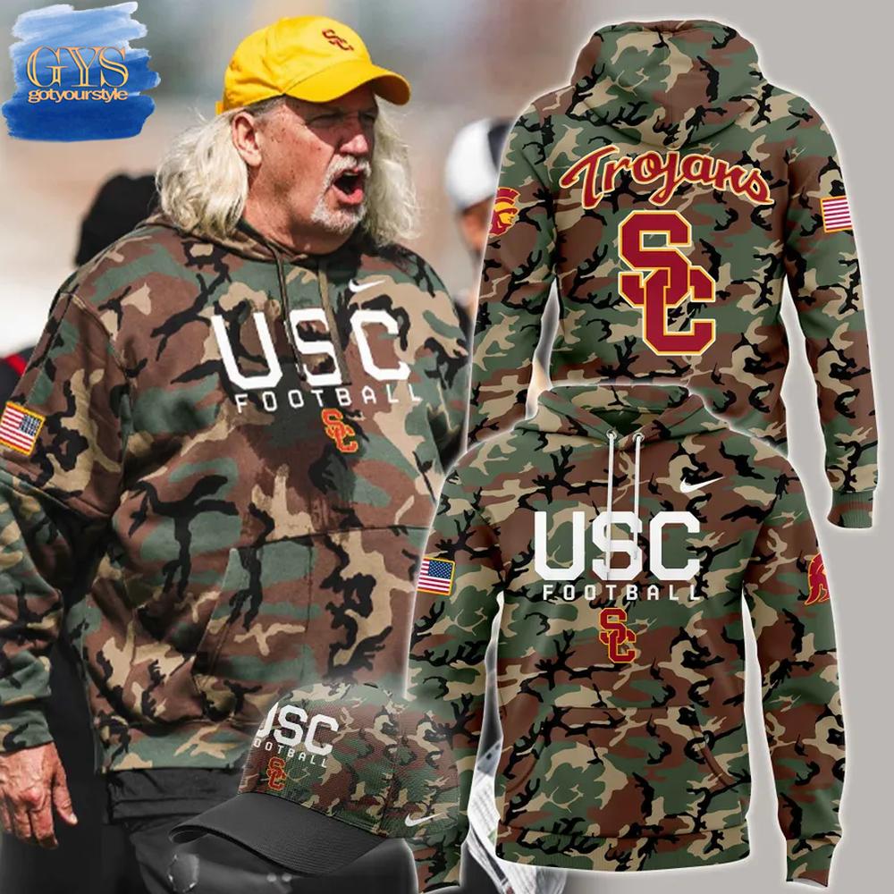 USC Trojans Military Appreciation Limited Edition Camo Hoodie 1