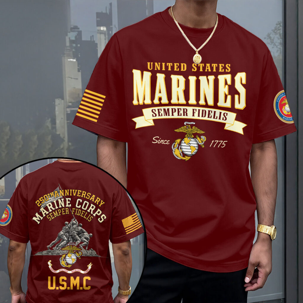 US Marine Corps 250 Years T shirt Hoodie HOATT12572 1 1024x1024 1
