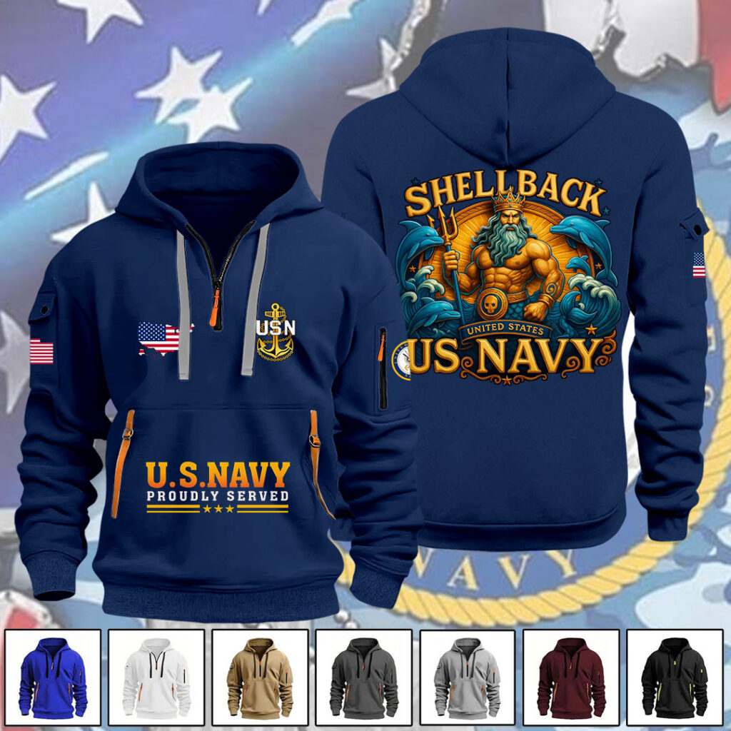 US NAVY 2D QUARTER ZIP HOODIE TMTHU988 1 1024x1024 1
