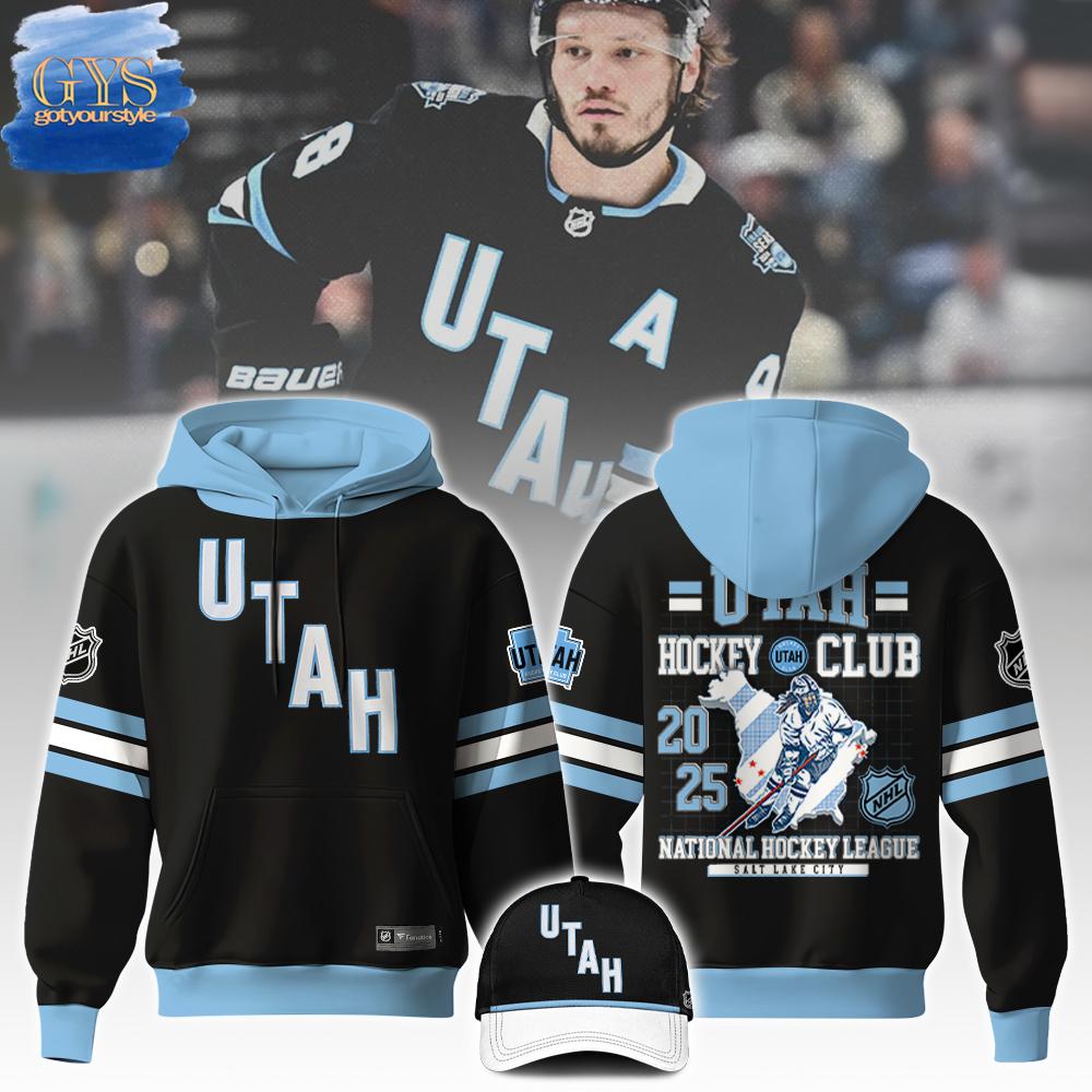 UTAH NHL Fanatics Black Breakaway Hoodie 1