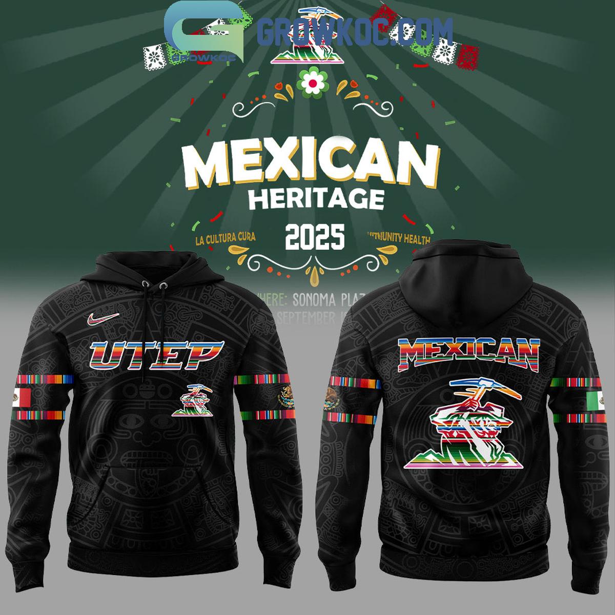UTEP Miners Mexican Heritage Night 2025 Hoodie Shirt 1 0QUxM