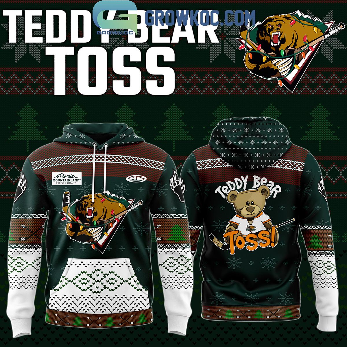 Utah Grizzlies Teddy Bear Toss 2024 Hoodie T Shirt 1 nfeAx
