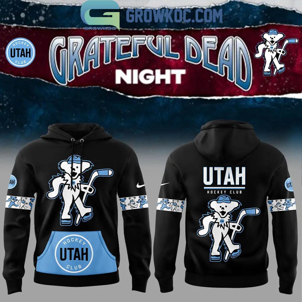 Utah Hockey Club Celebrating The Memories Of Grateful Dead Night Hoodie T Shirt 1 YjWwy