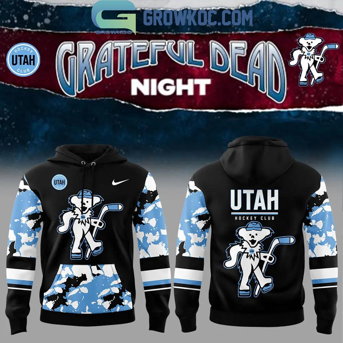 Utah Hockey Club The Memories Of Grateful Dead Night 2024 Hoodie T Shirt 1 SEhnv