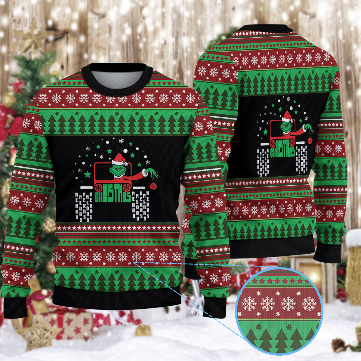 V3OZnR9m Grinch Jp Christmas Knitted Sweater 2 1