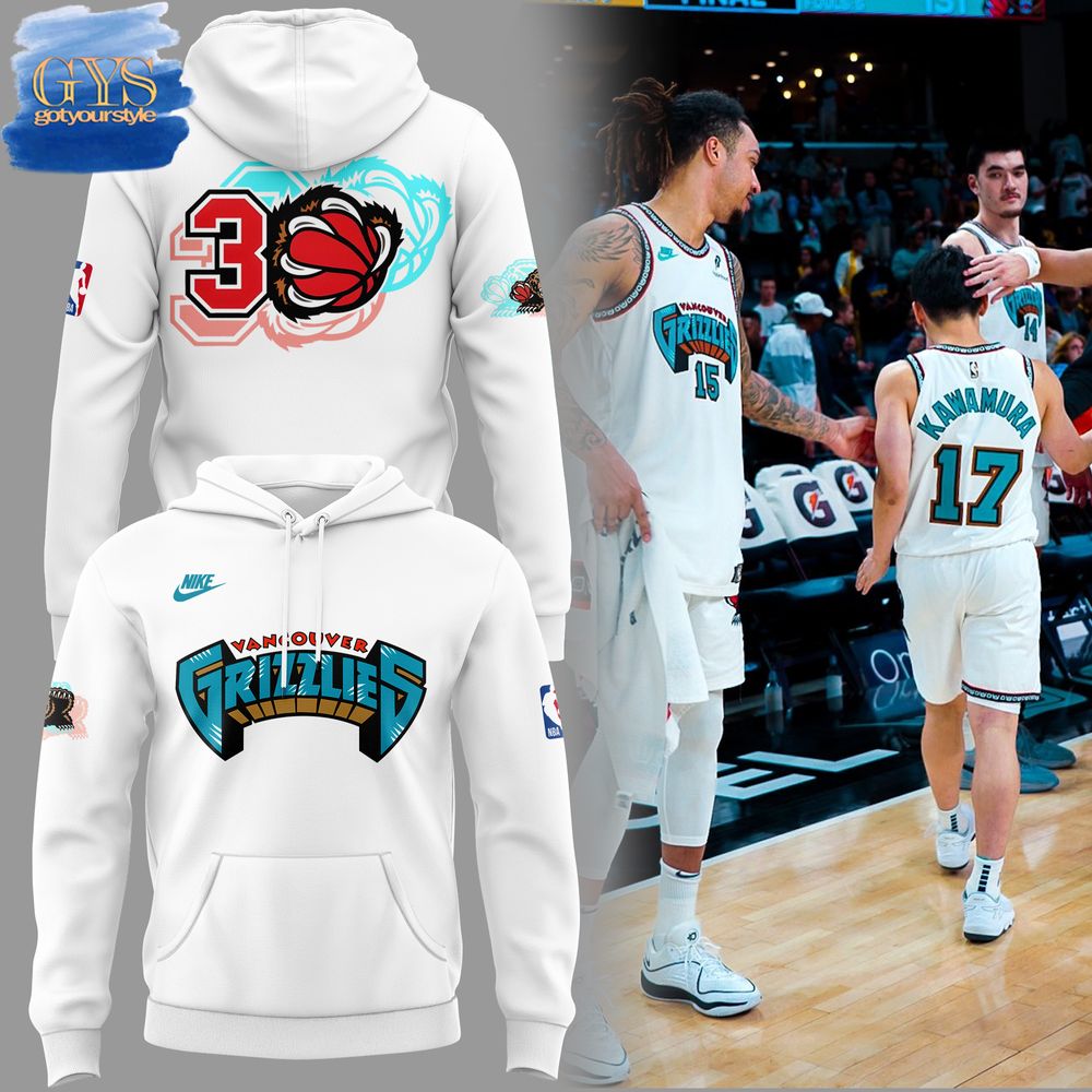 Vancouver Grizzlies Special Classic Edition Hoodie 1