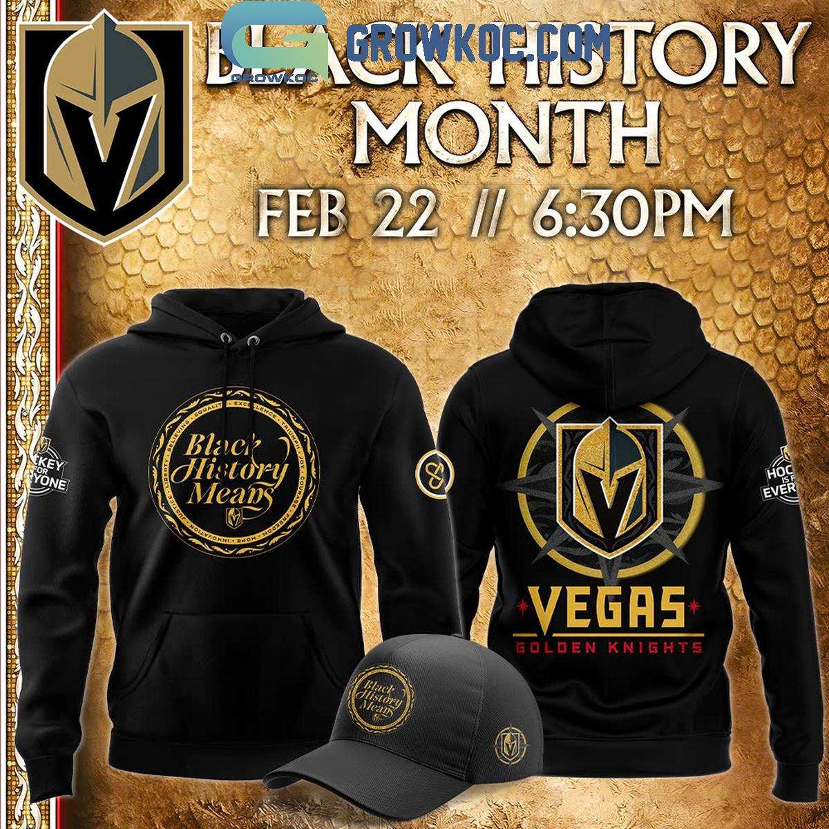Vegas Golden Knights 2025 Black History Month ItE28099s Honor Hoodie T Shirt 1 tZOHF