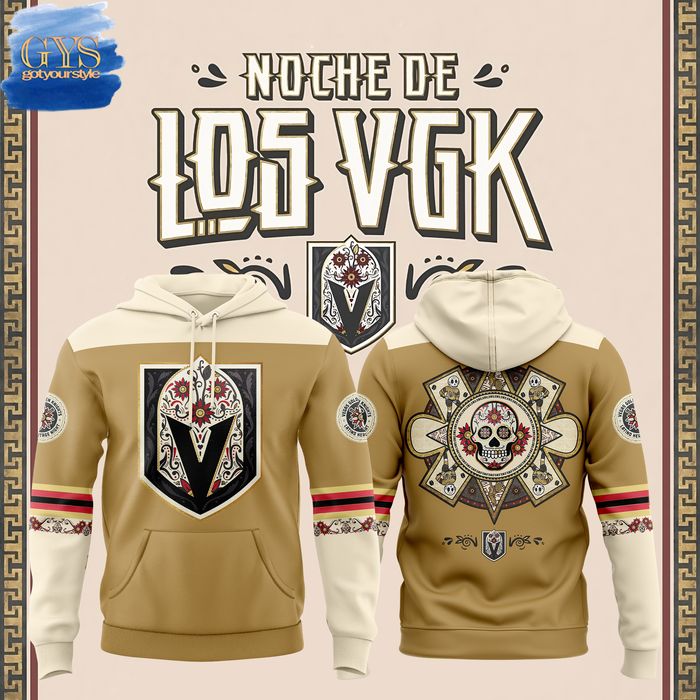 Vegas Golden Knights Dia De Los Muertos 2024 Limited Edition Hoodie 1