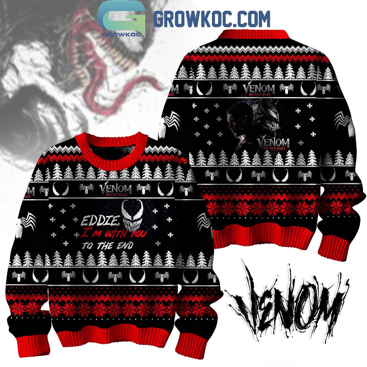 Venom Marvel The Last Dance 2024 Best Fan Christmas Ugly Sweater 1 tcFOA