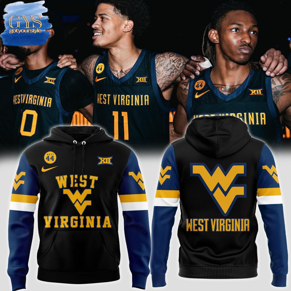 WVU Basketball Jerry West 44 Special Edition Hoodie 1