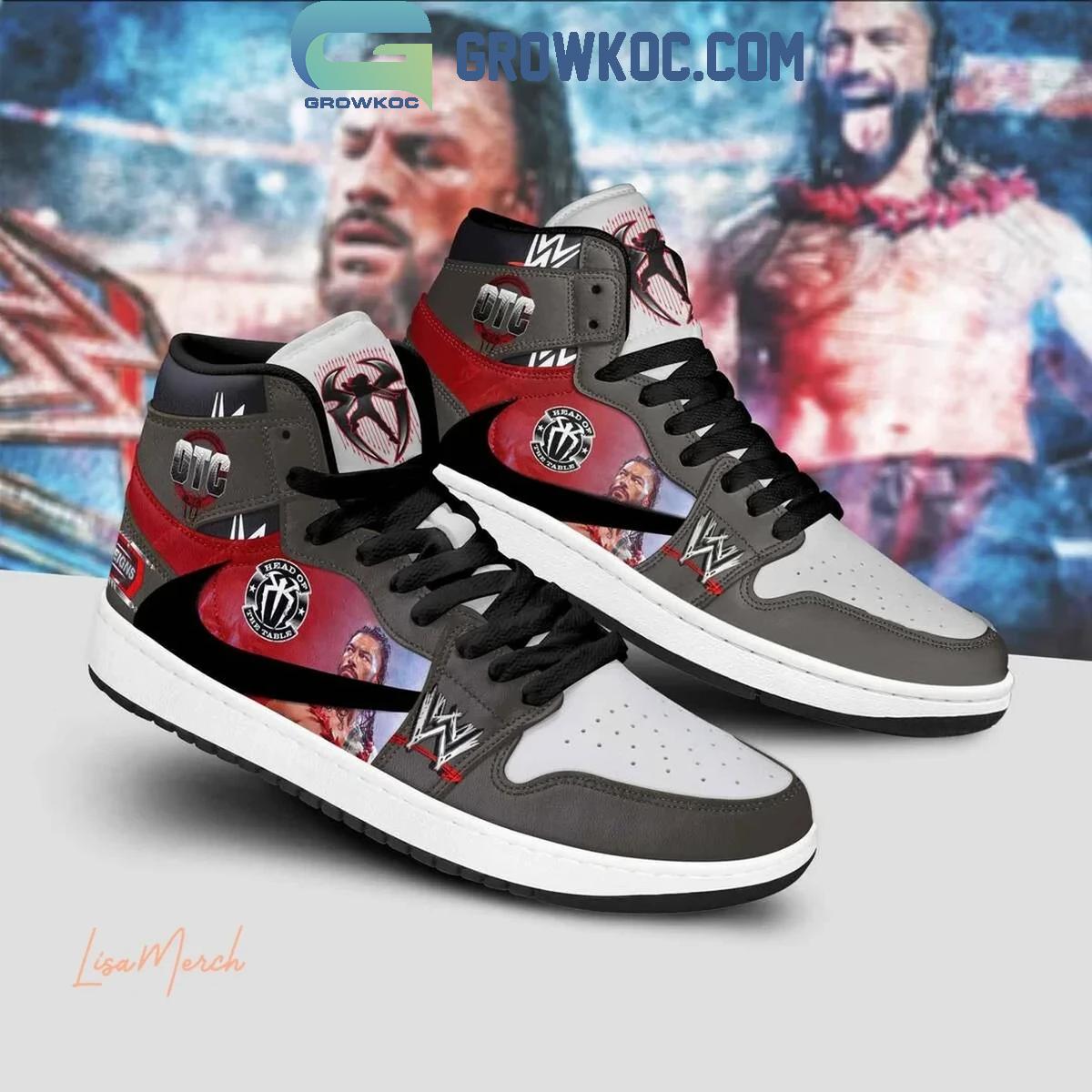 WWE Head Of The Table Roman Reigns 2024 Air Jordan 1 Shoes 1 Hvjg5