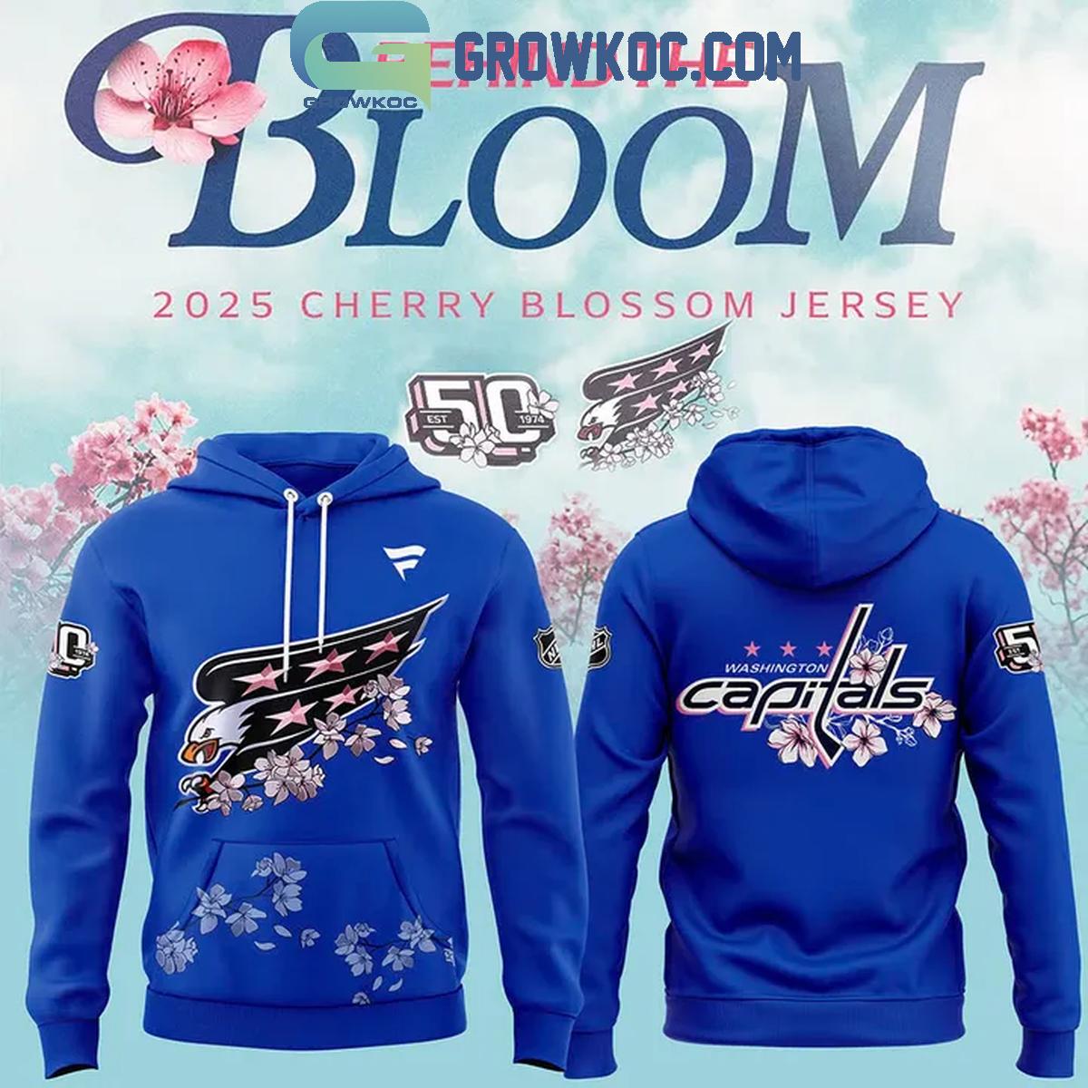 Washington Capitals 2025 Cherry Blossom Hoodie T Shirt 1 sYBMq