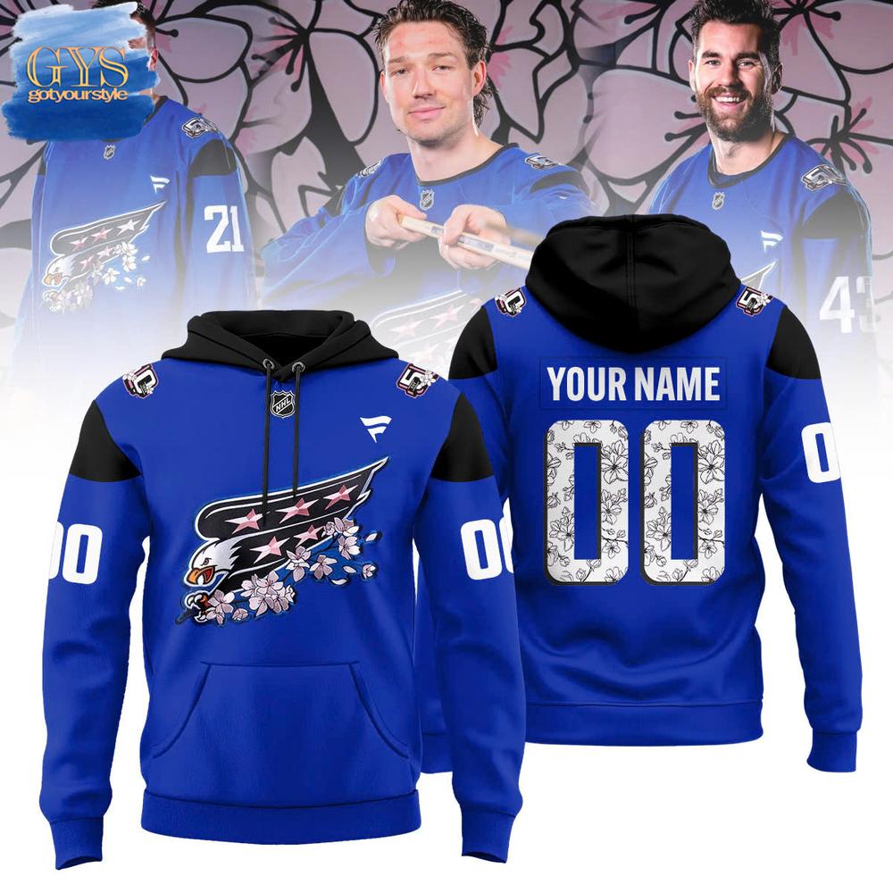 Washington Capitals 2025 Cherry Blossom Limited Edition Hoodie 1