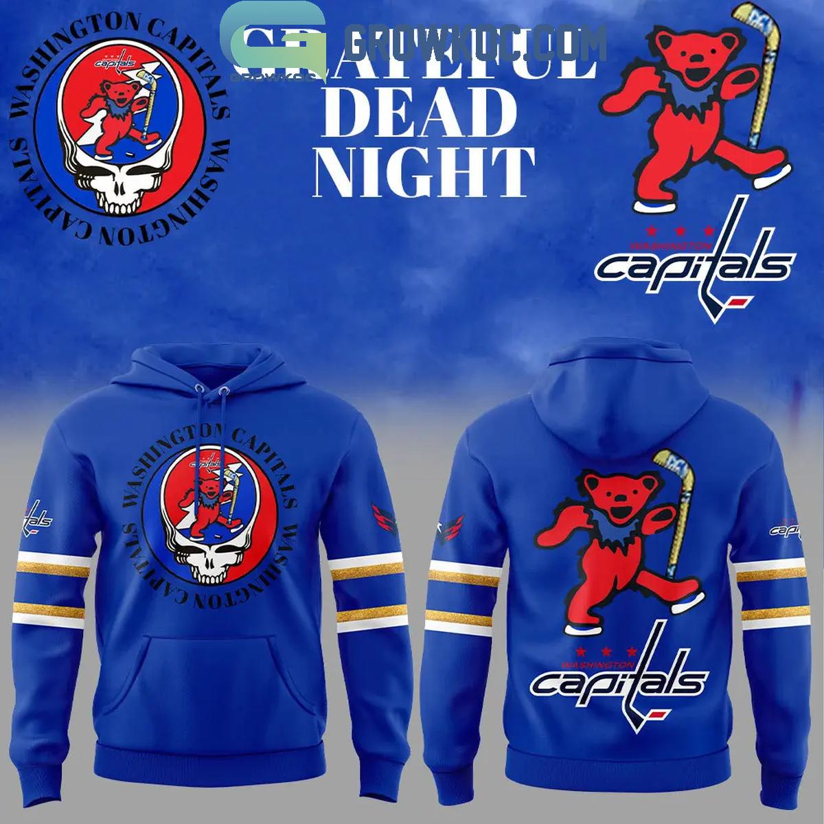 Washington Capitals Grateful Dead Night The Memories Of Dead Night Hoodie T Shirt 1 CKPMx