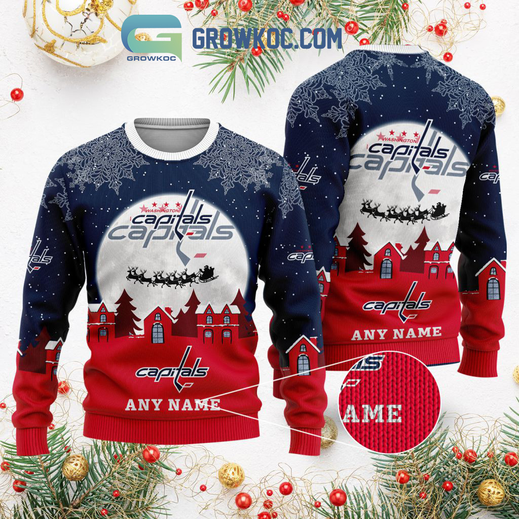 Washington Capitals NHL Merry Christmas Personalized Ugly Sweater2B1 BaRvd