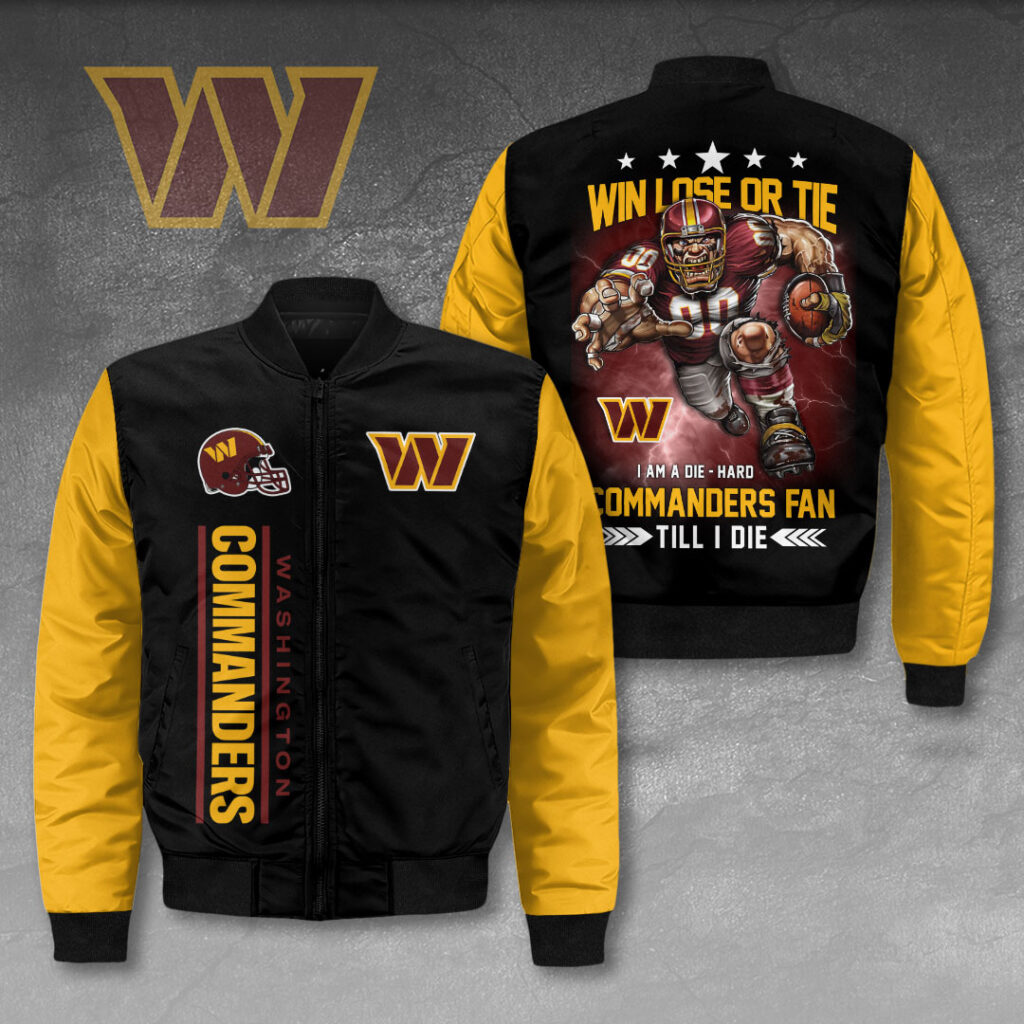 Washington Commanders Bomber Jacket HOATT12827 1024x1024 1