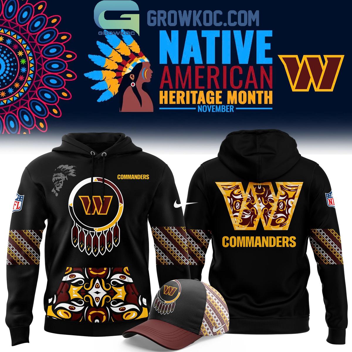 Washington Commanders Lets Celebrate 2024 Native American Heritage Hoodie T Shirt 1 15teo