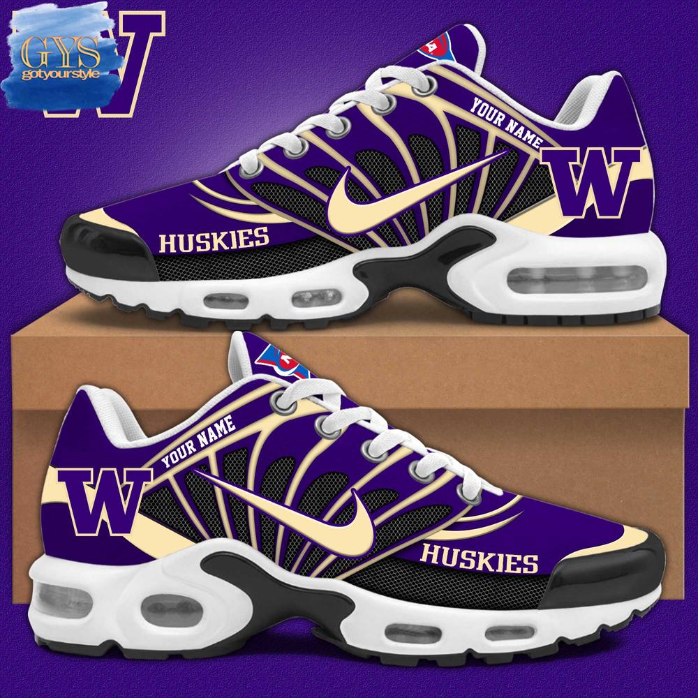 Washington Huskies Football Personalized Air Max Plus 1