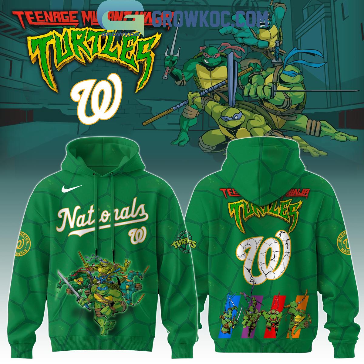 Washington Nationals MLB Ninja Turtles 2025 Special Hoodie T Shirt 1 xORFK
