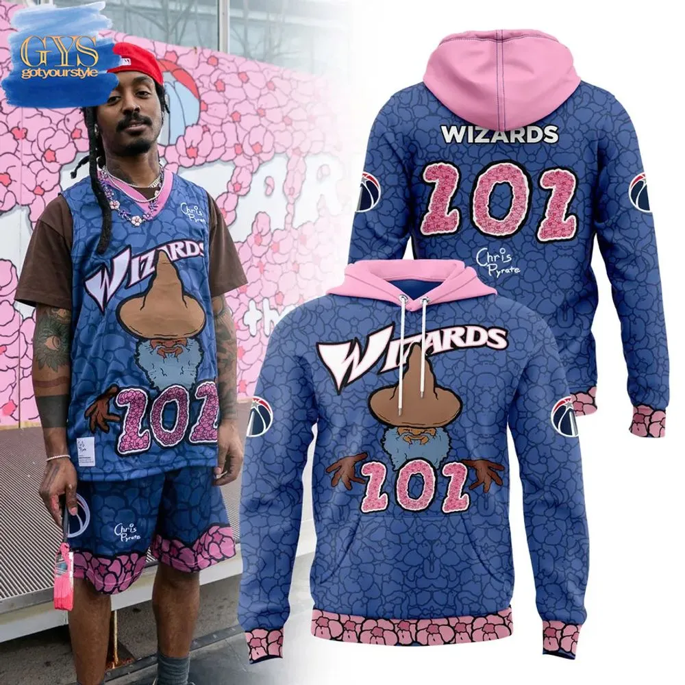 Washington Wizards Cherry Blossom Limited Edition Hoodie 1