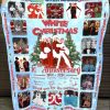 White Christmas 70th Anniversary Thank You For Christmas Fleece Blanket Quilt 1 JGqtz