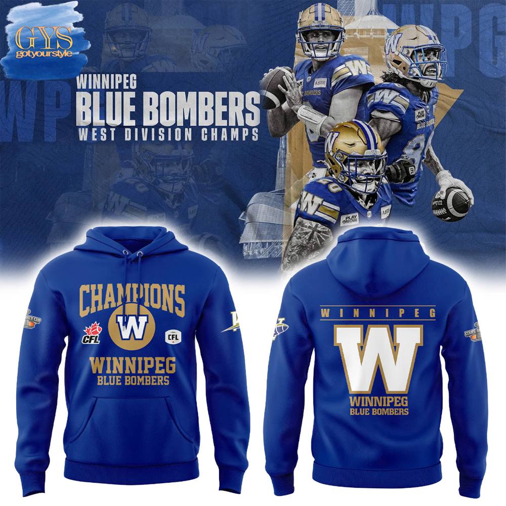 Winnipeg Blue Bombers Grey Cup Champions 2024 Hoodie 3