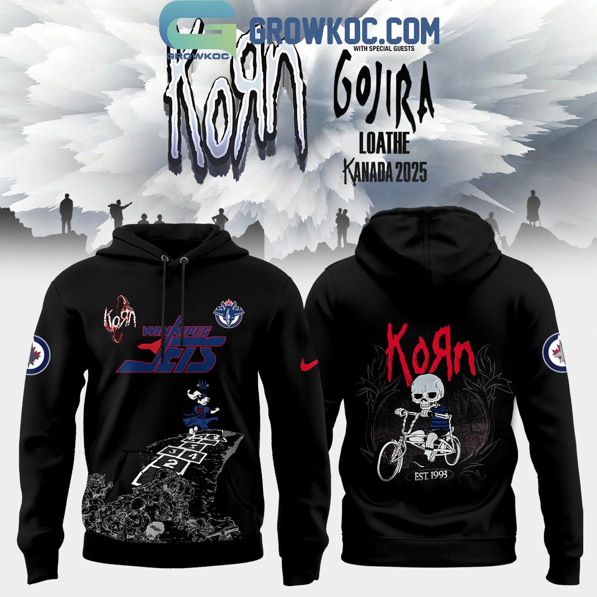 Winnipeg Jets x Korn Kanada Tour 2025 Hoodie Shirt 1 Hvu84