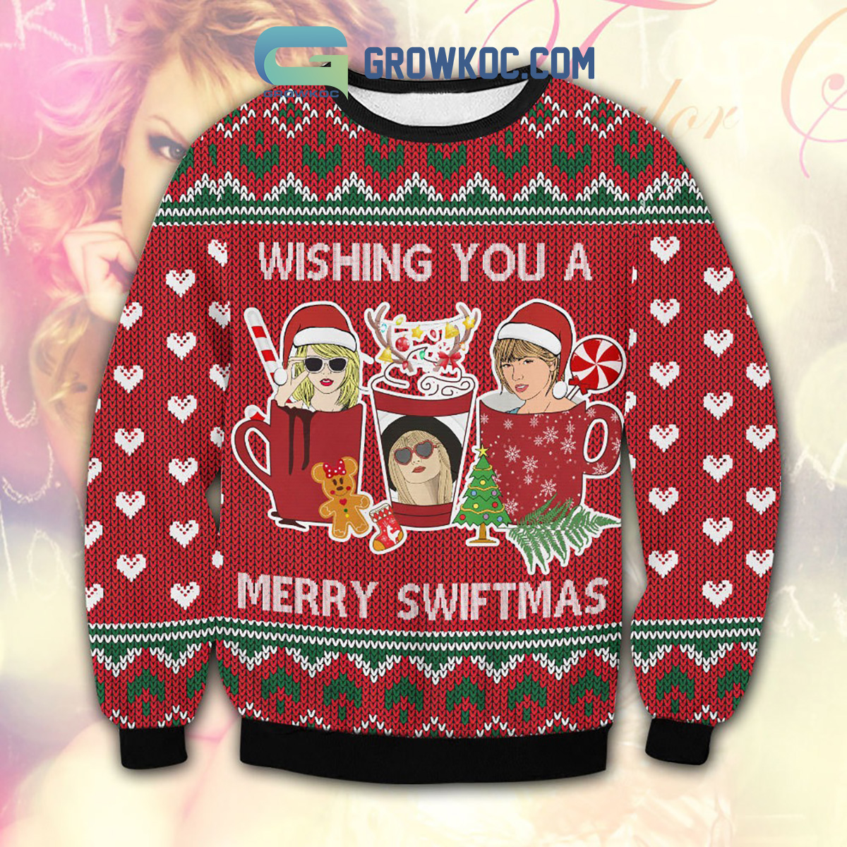 Wishing You A Merry Swiftmas Ugly Sweater2B1 gvw91