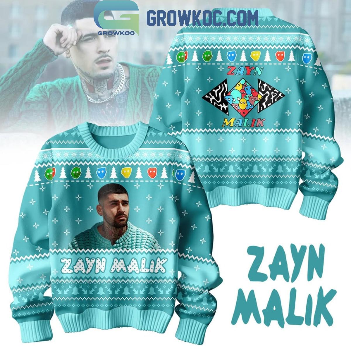 Zayn Malik Merry Christmas And Happy New Year 2025 Ugly Sweater 1 rYAXH
