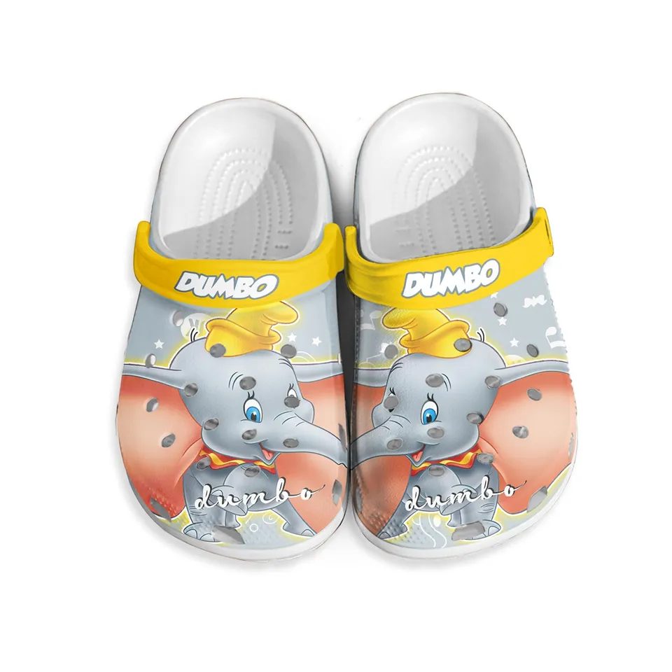 adorable baby elephant dumbo cartoon clogs for kids 26 adults ziybj