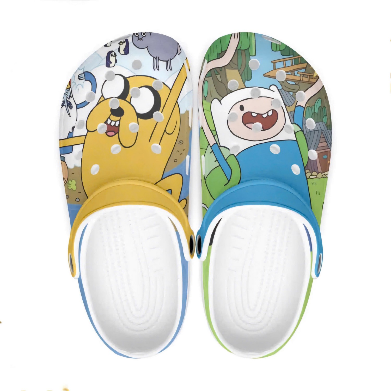 adventure time cartoon clogs for kids and adults ilw9j