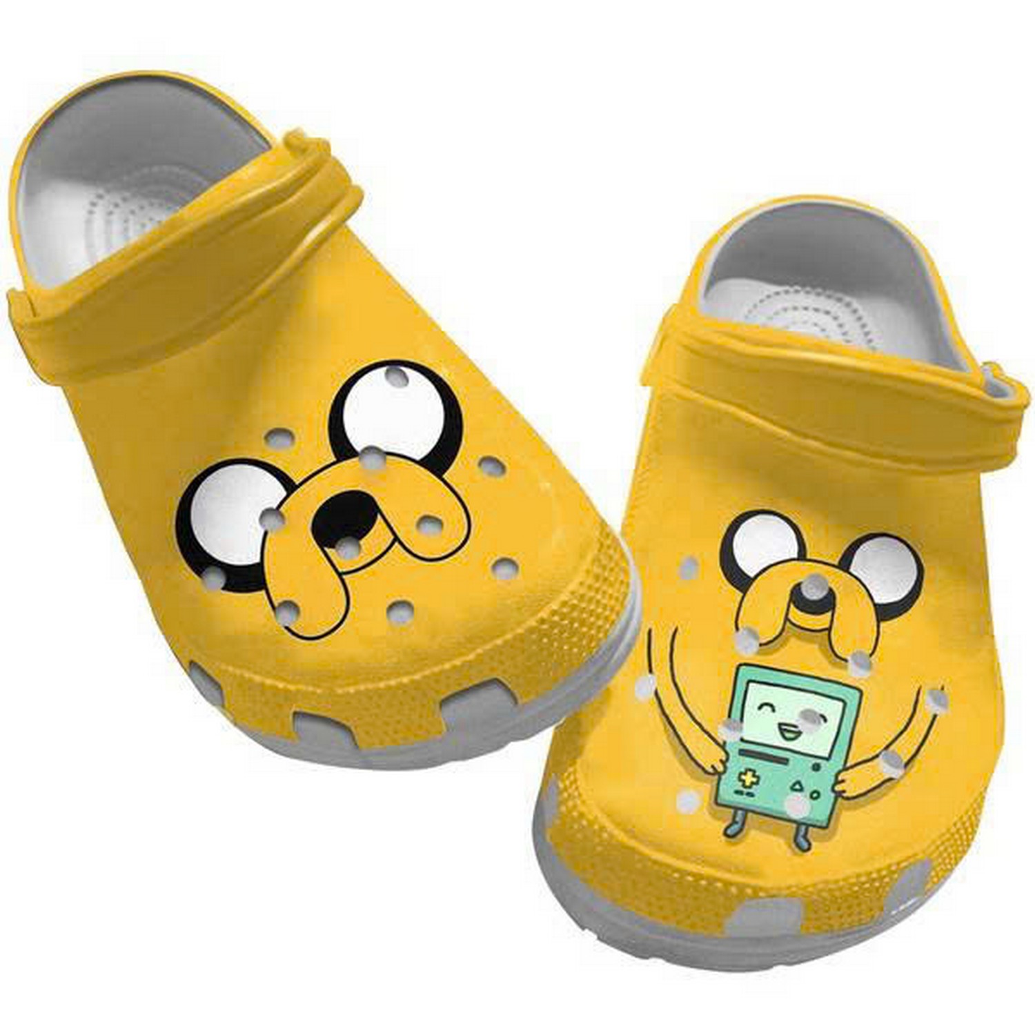 adventure time jake and bmo clogs for kids and adults vhm6p