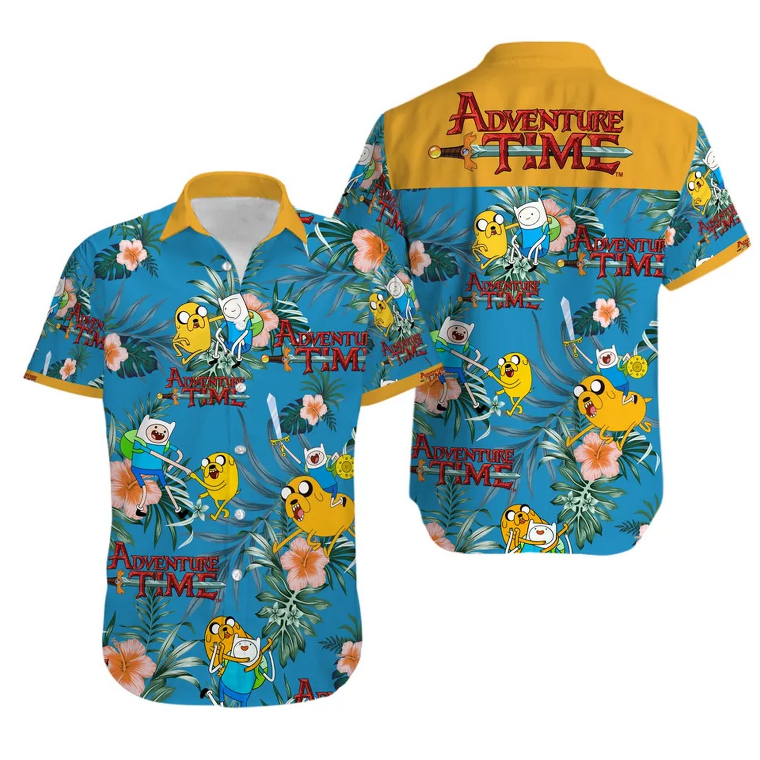 adventure time tropical hawaiian shirt t14mi