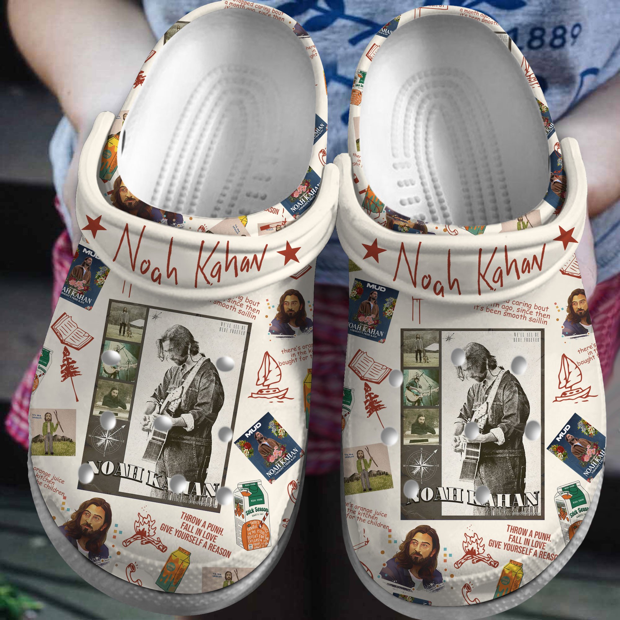 aesthetic beige sandals noah kahan music clogs for men and women bsjun