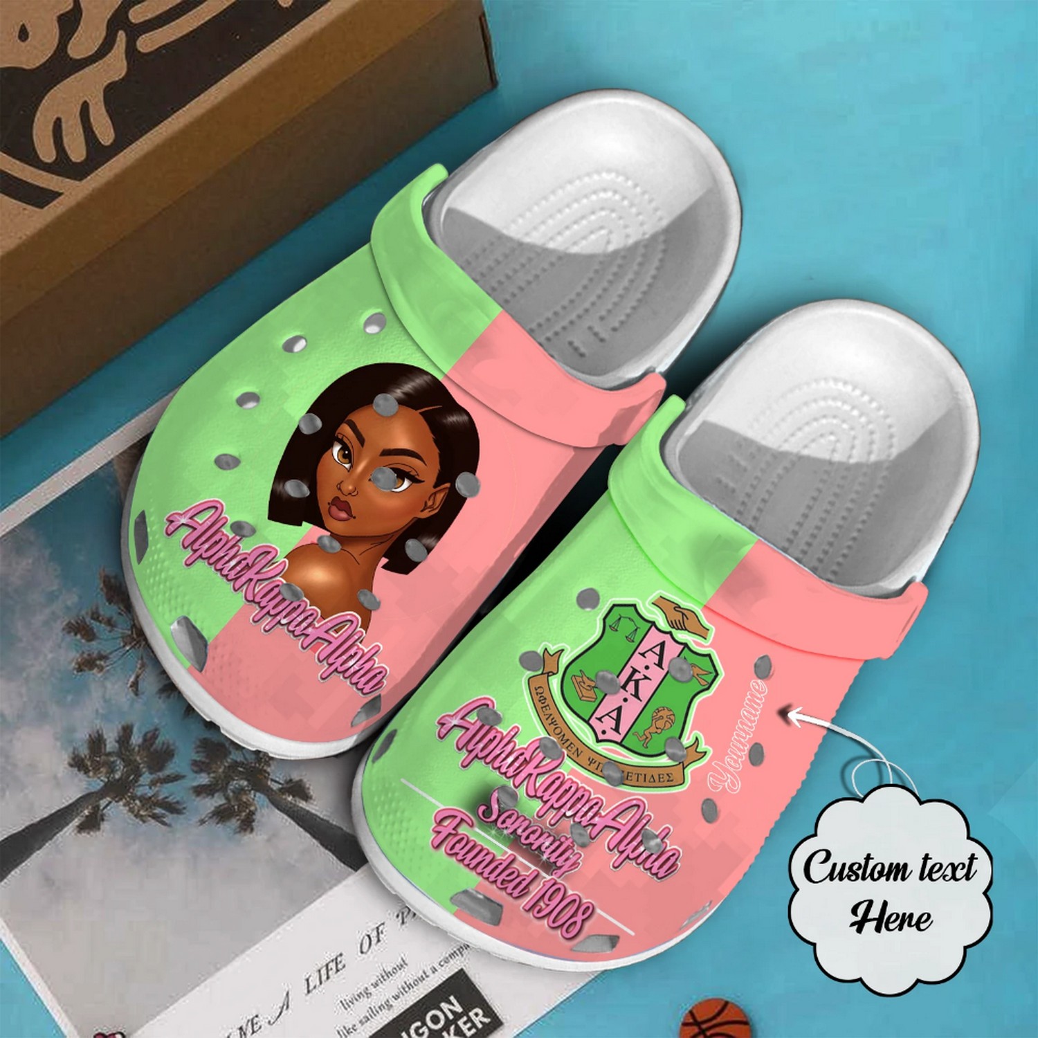 aka black girl alpha kappa alpha clogs fast shipping service available wtmjj