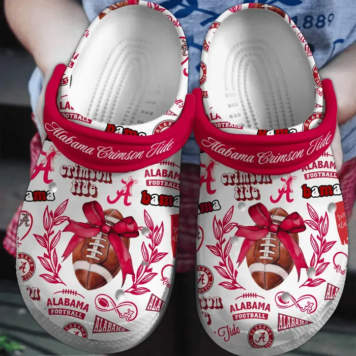 alabama crimson tide sport team ncaa clogs for kids 26 adults w5ocw
