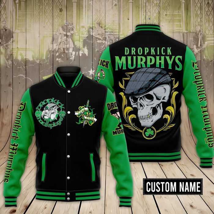 amazing dropkick murphys customized baseball jacket 2nfh7