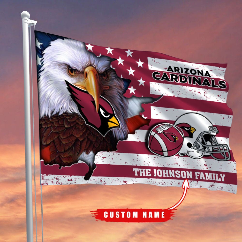 arizona cardinals flag custom name ih7ai