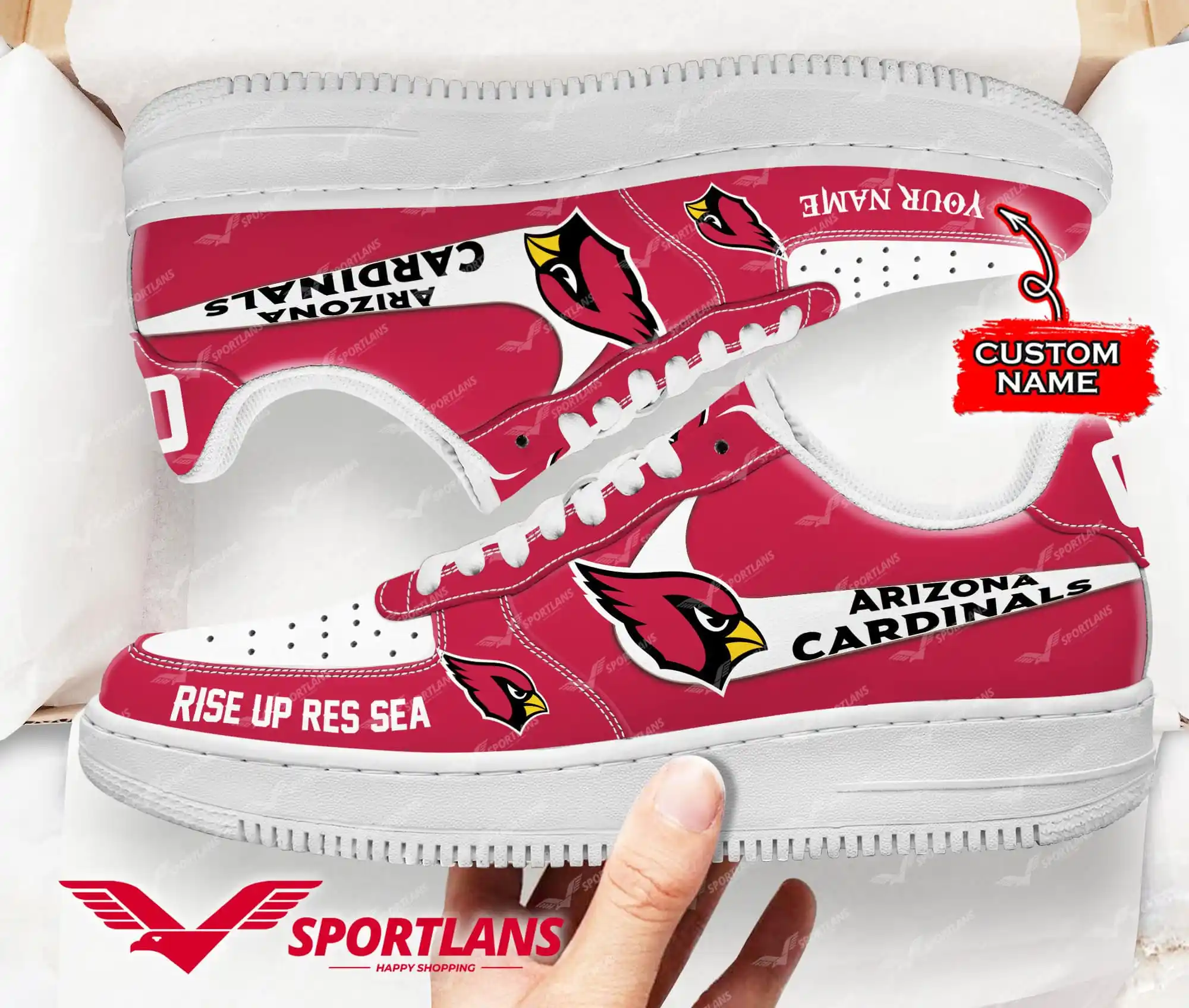 arizona cardinals nfl personalized air force 1 shoes ptixs