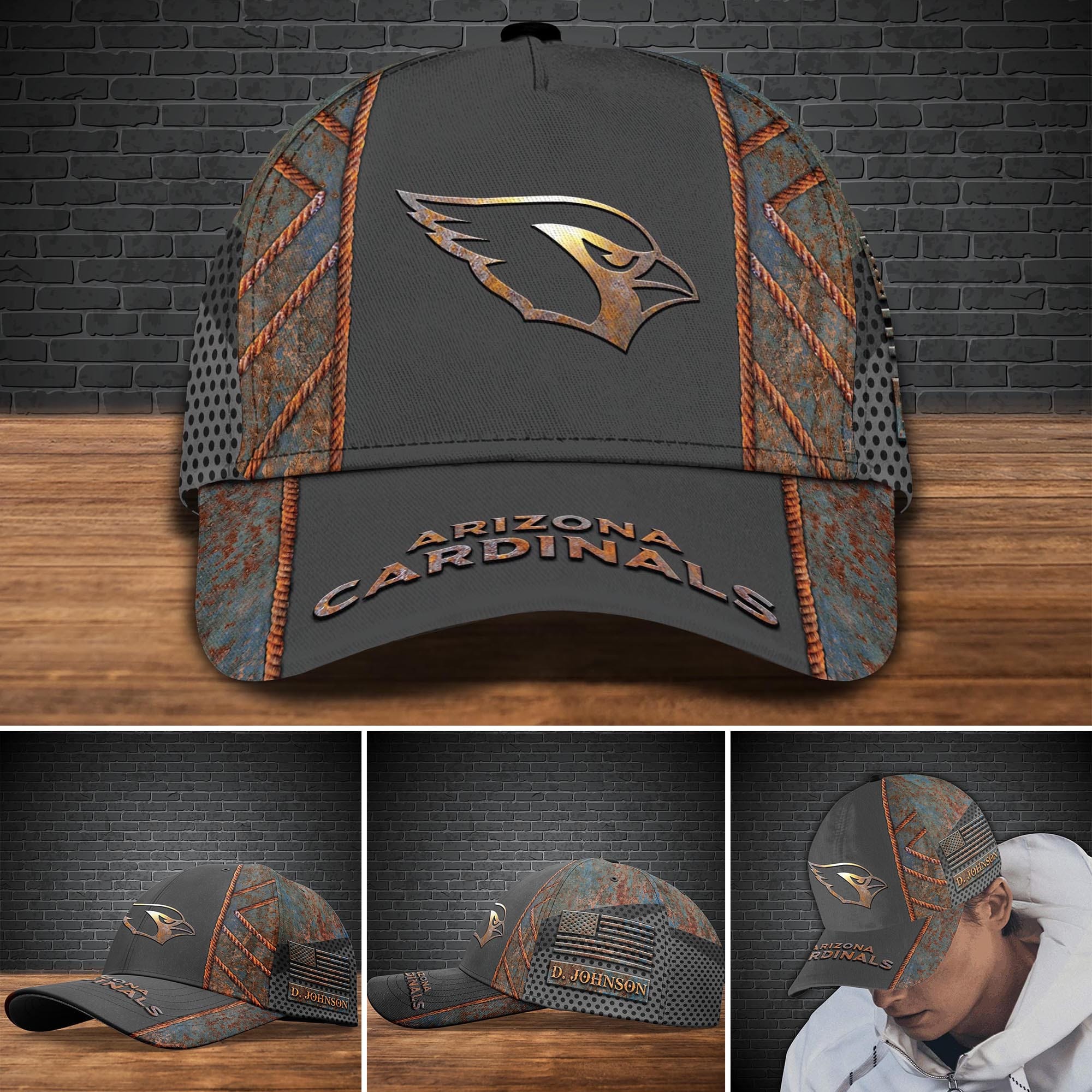 arizona cardinals personalized classic cap bg176 tjir4