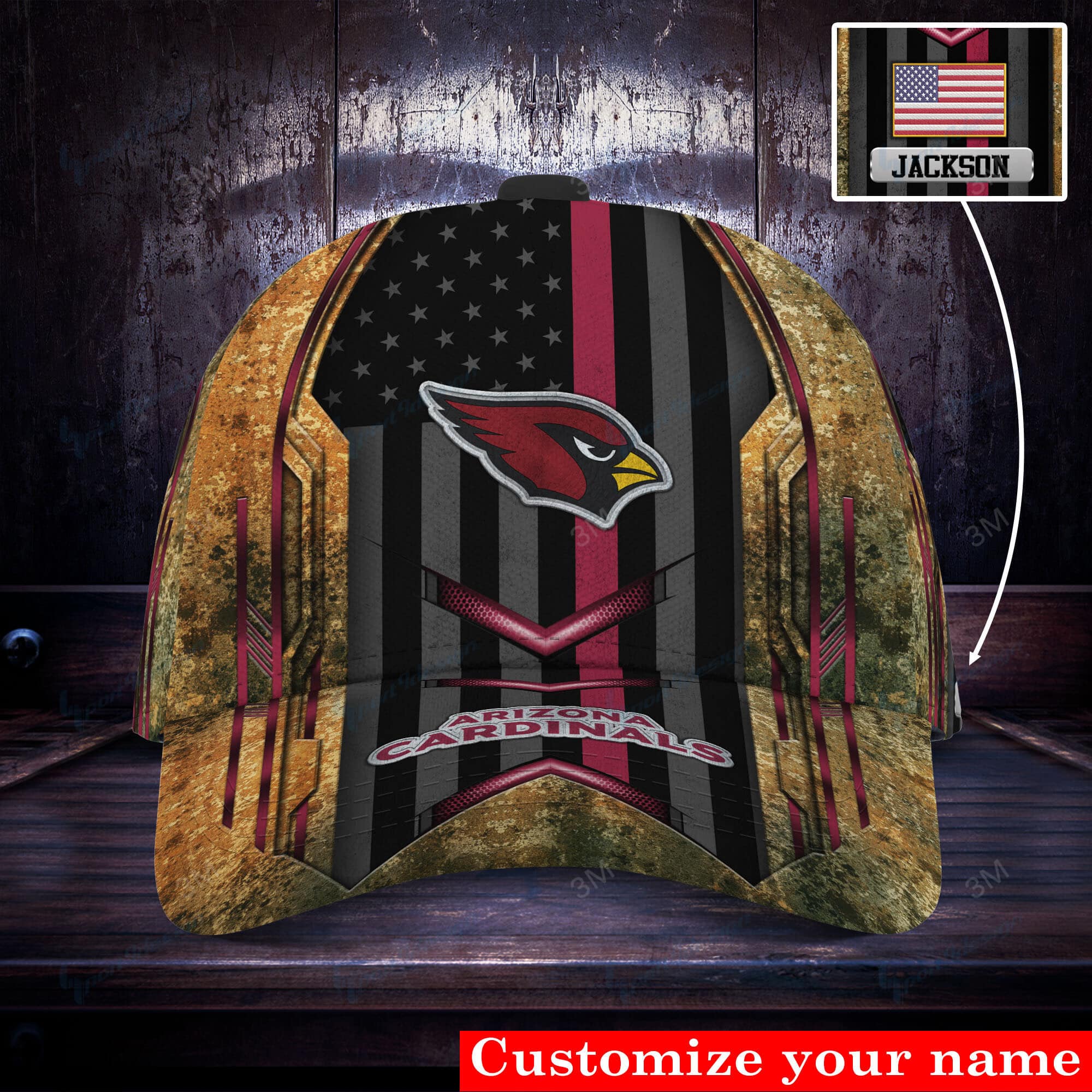 arizona cardinals personalized classic cap bg513 5uhcu
