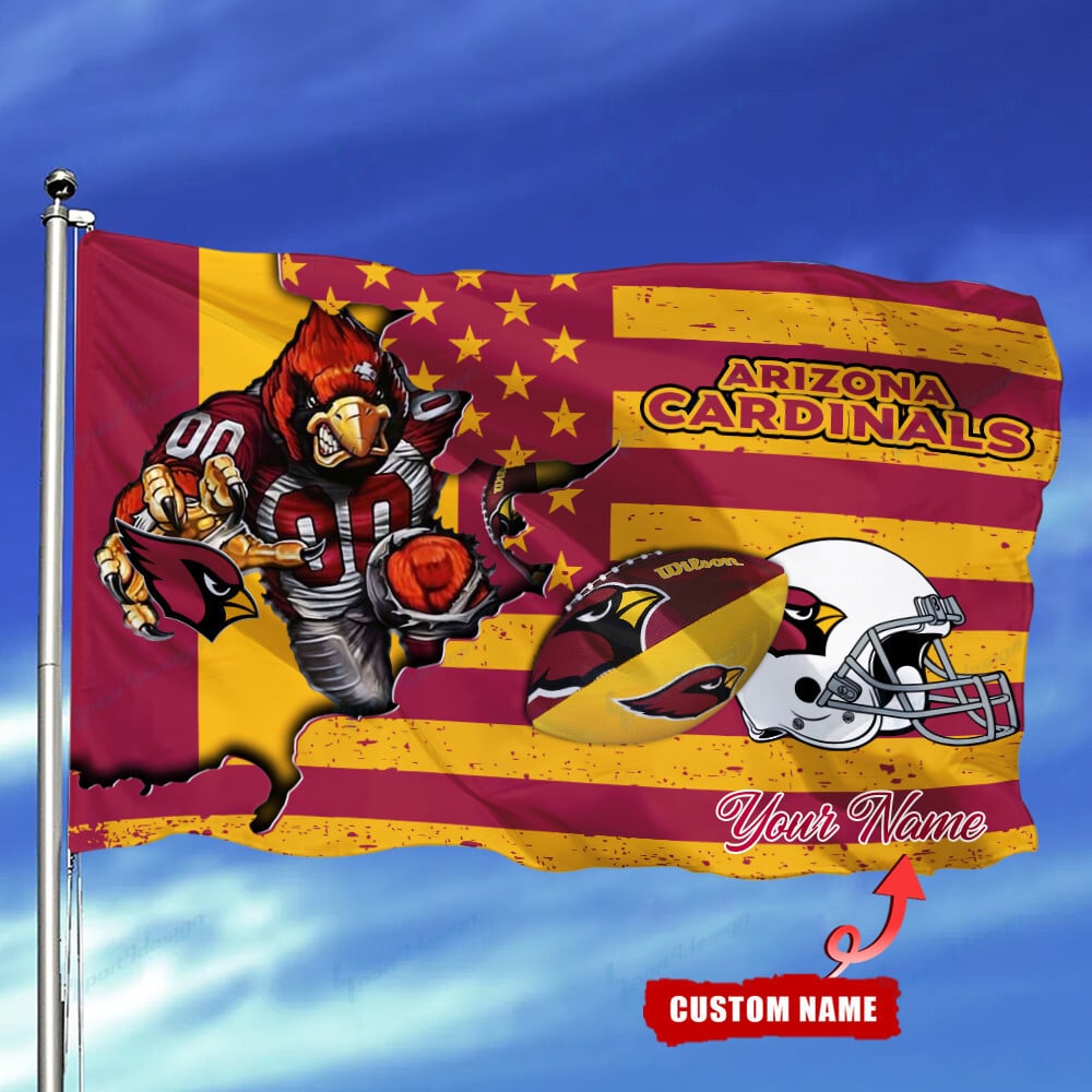 arizona cardinals personalized flag 112 2pgnu