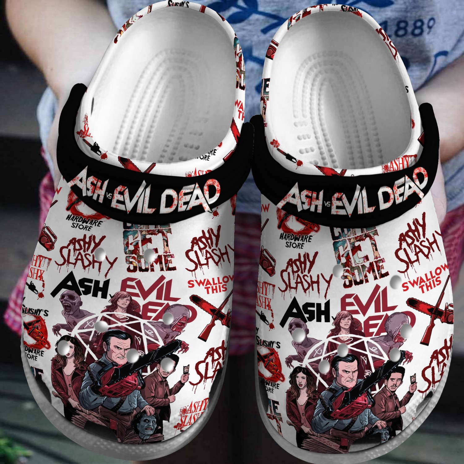 ash and evil dead tv series clogs for kids and adults kdlax