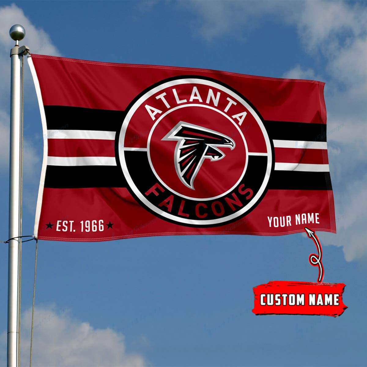 atlanta falcons personalized flag 168 dkbbf