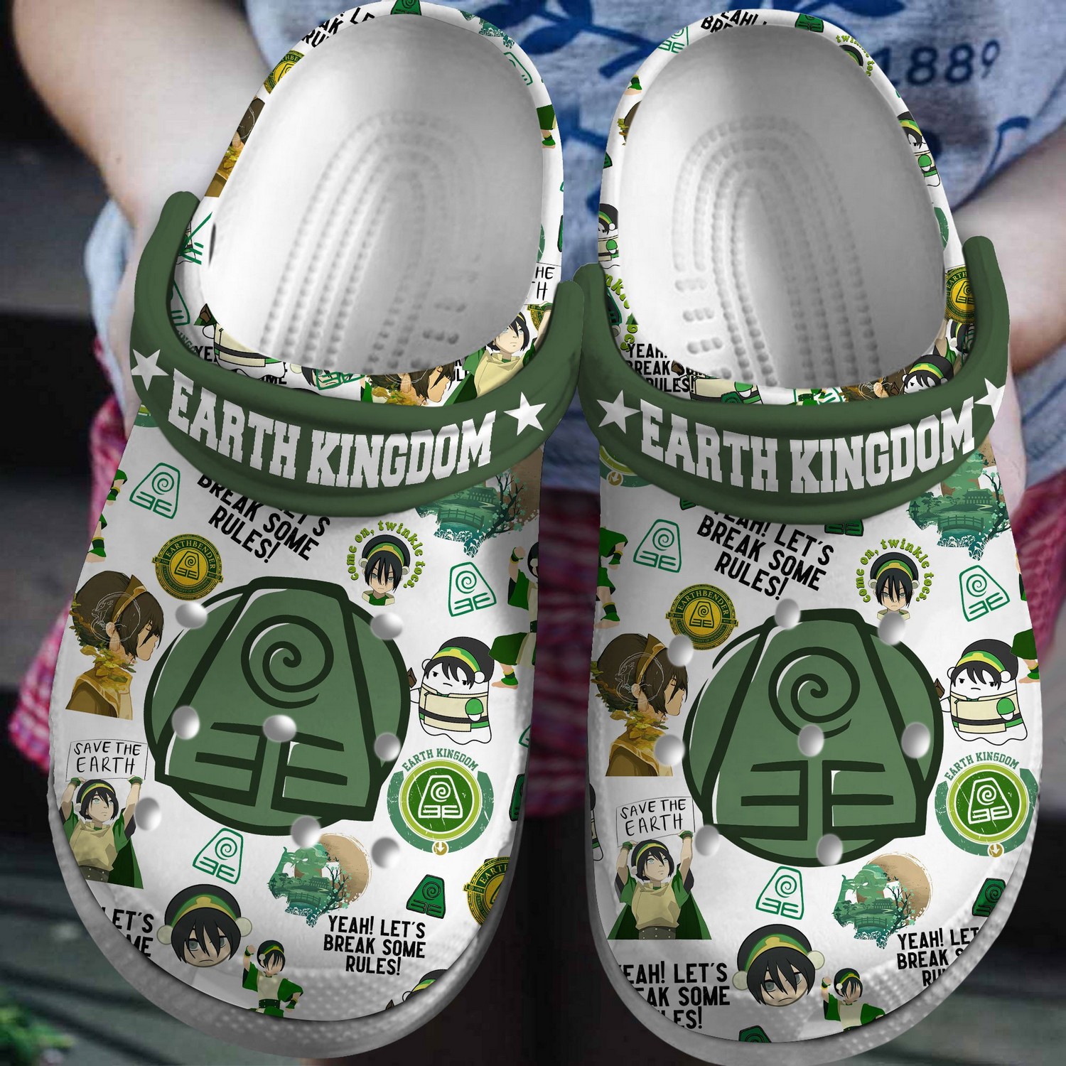 avatar the last airbender earth kingdom clogs for kids and adults 0cilj