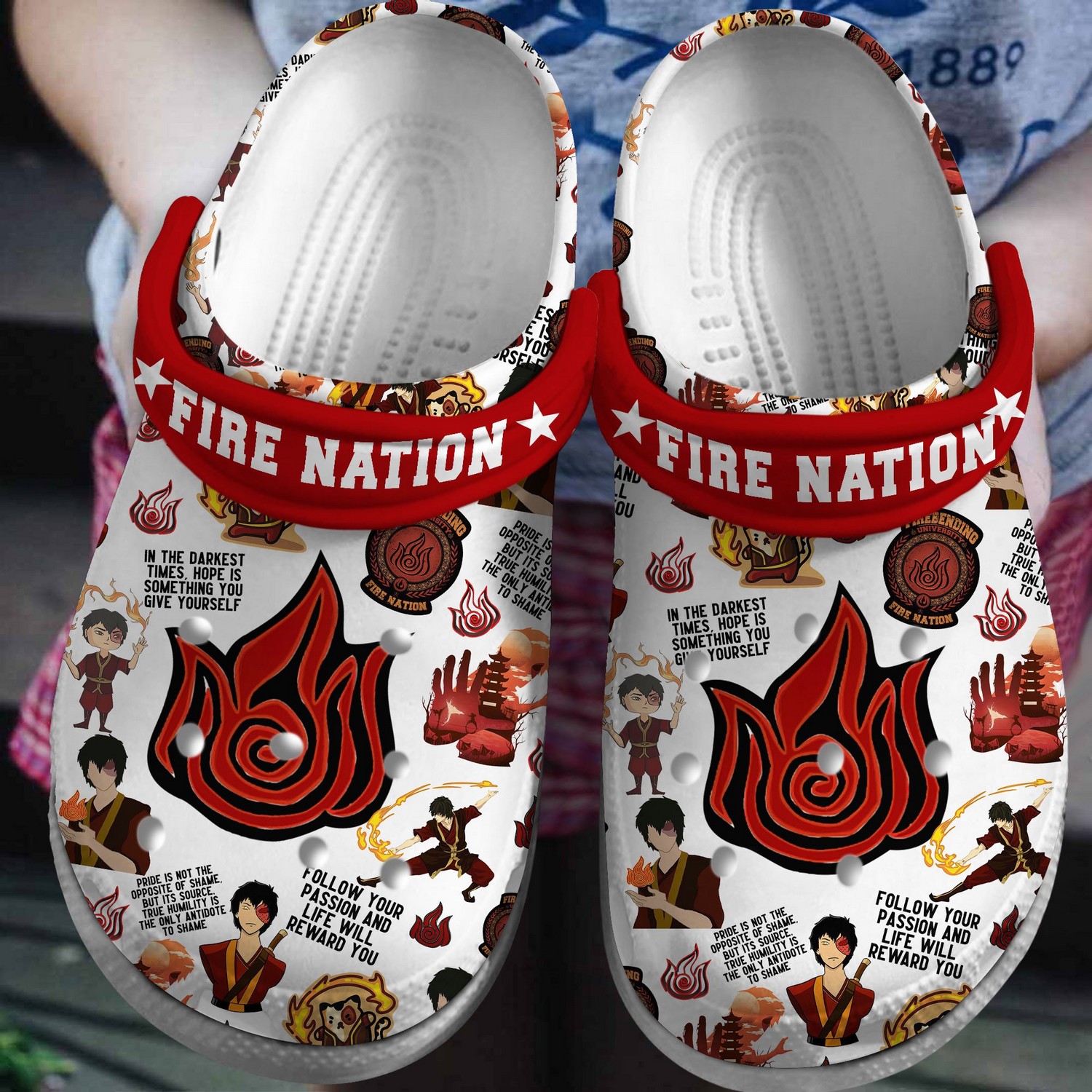 avatar the last airbender fire nation clogs for kids and adults fast shipping y0hxx