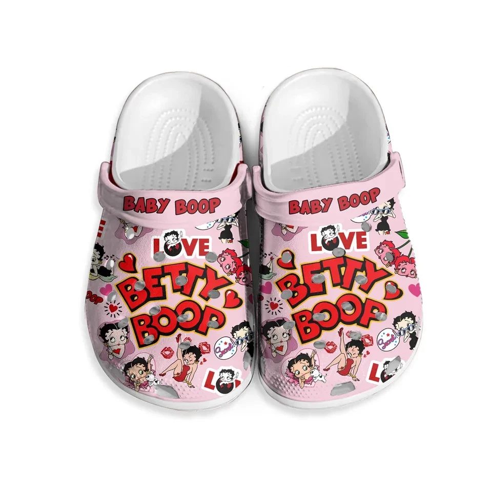 baby boop cute pink clogs for kids 26 adults t1eyw