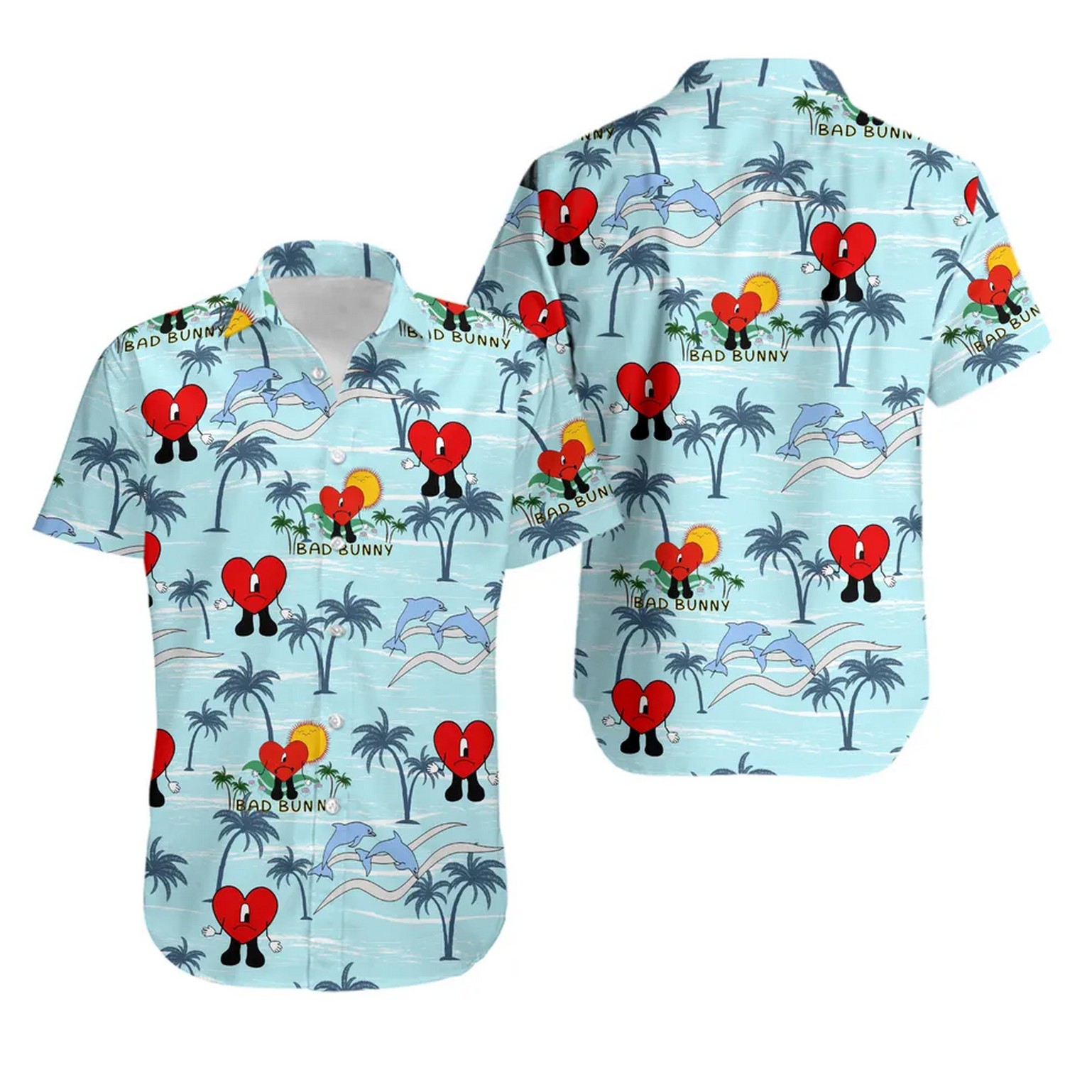 bad bunny blue un verano sin ti summer holiday hawaiian shirt d2huj
