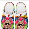 bad bunny colorful design and attracctive clogs fast shipping available kfjef
